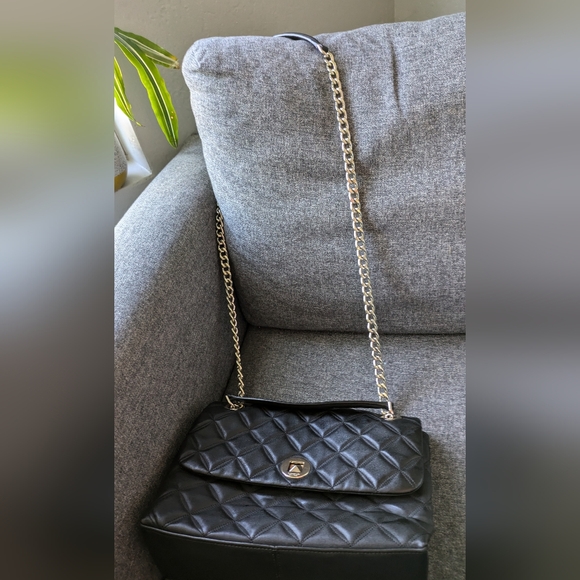 Kate Spade Natalia Black Flap Shoulder Bag. - Picture 14 of 16